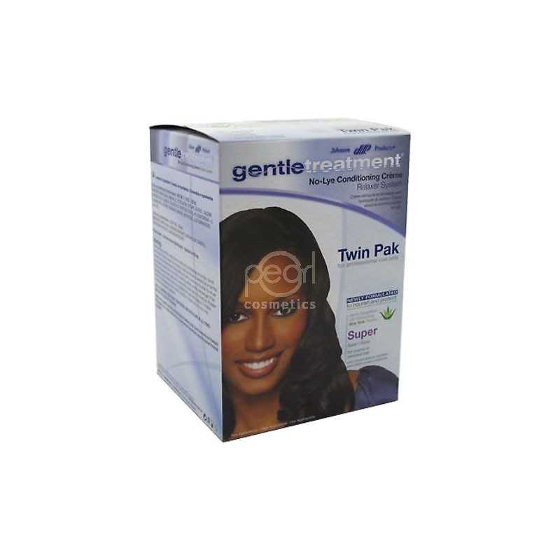 GENTLE TREATMENT NO-LEY CONDITIONING CREME RELAXER SYSTEM TWIN PAK SUPER